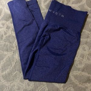 NVGTN Electric Blue Contour Seamless Leggings